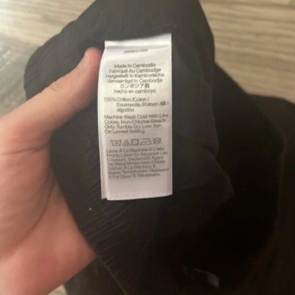 Madewell Black Athletic Shorts Lightweight Elastic Waist womens size medium - Picture 4 of 5